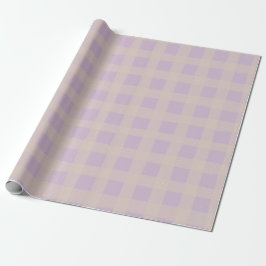 Papel De Presente Pastel Checkered Gingham