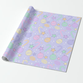 Papel De Presente Pastel Christmas Pattern