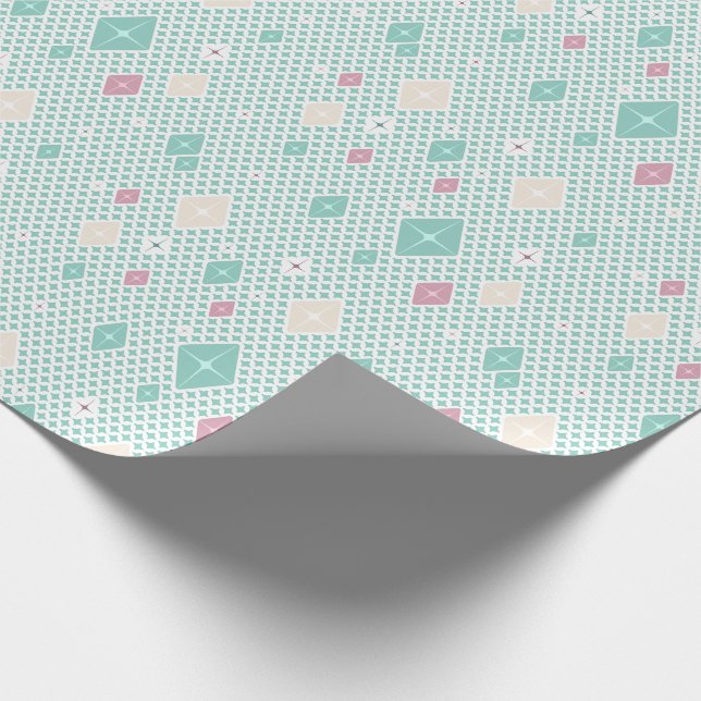Papel De Presente Pastel Crystal Star Pattern (Ponta)