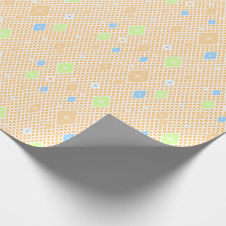 Papel De Presente Pastel Crystal Star Pattern