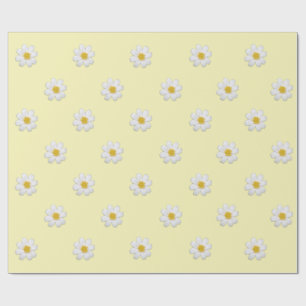 Papel De Presente Pastel Daisy Wrapping Paper