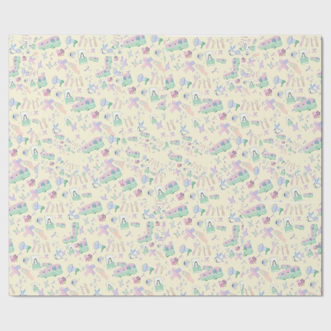 Papel De Presente Pastel Empowerment Gift Wrap – Awareness Ribbon (Barra)