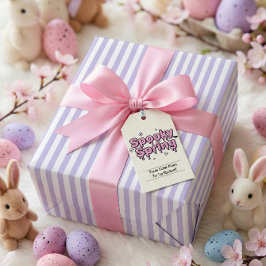 Papel De Presente Pastel Goth Easter Lavender Striped Alternative