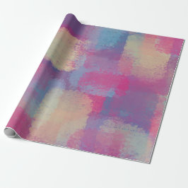 Papel De Presente Pastel Patchwork Abstrato Dreamy Design