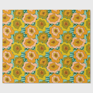 Papel De Presente Pastel Poppies Wrapping Paper