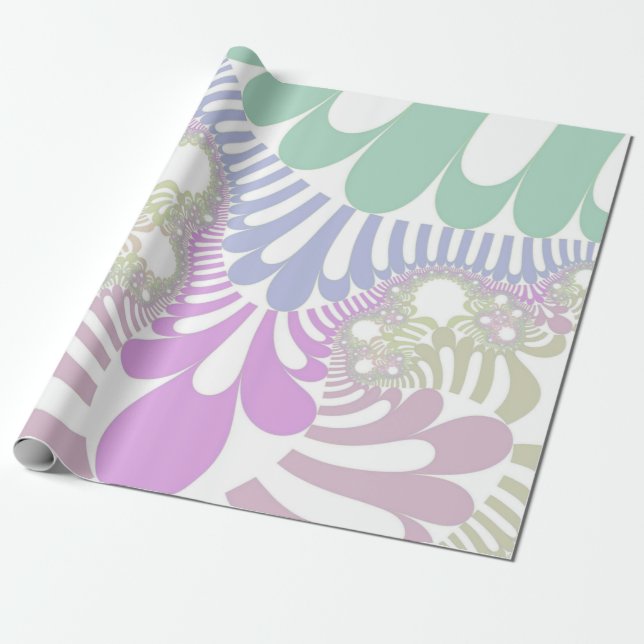 Papel De Presente Pastel Rainbow Mod (Desenrolado)