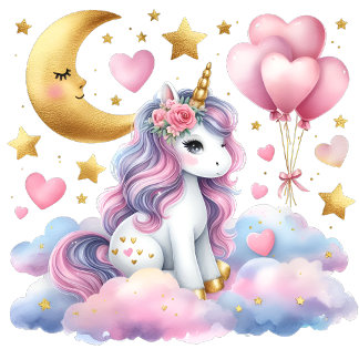 Papel De Presente Pastel Unicorn