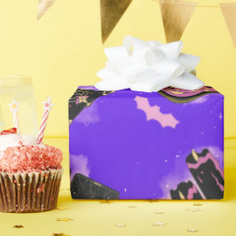 Papel De Presente Pastel Witch Wraping Paper - Presente Mágico Kawai