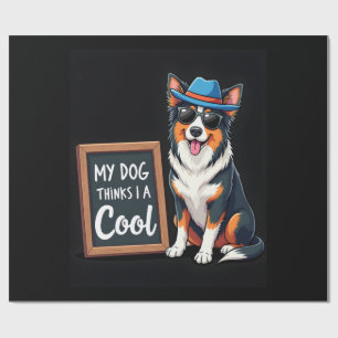 Papel De Presente Pastor Australiano Meu Cachorro Acha Que Eu Sou Le