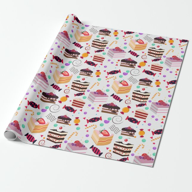 Papel De Presente Pastries (Desenrolado)
