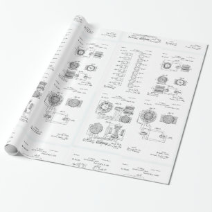 Papel De Presente Patente US381968 p 1-4 do motor do Elecro-Ímã de