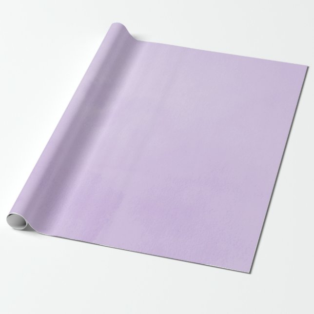 Papel De Presente Pater Lilac Watercolor (Desenrolado)