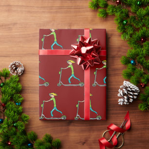 Papel De Presente Patinete Elétrico