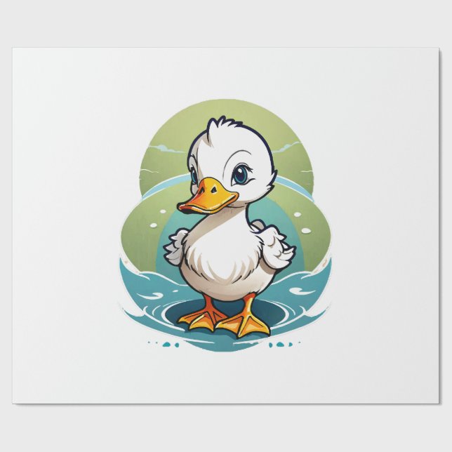 Papel De Presente pato-branco (Aberto)