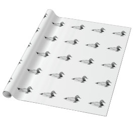 Papel De Presente Pato de Canvasback