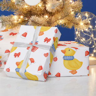 Papel De Presente Pato de Natal, Enfeites e Presentes