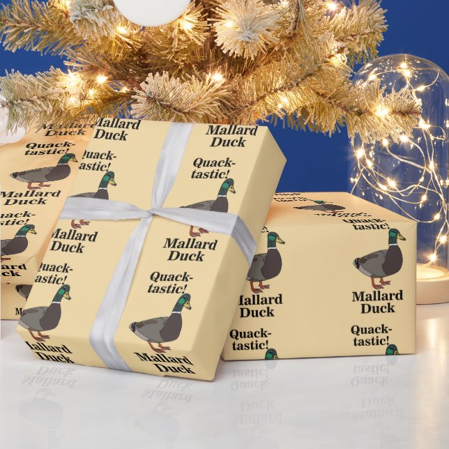 Papel De Presente Pato Quack-Tástico  (Feriados)