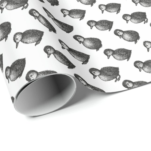 Papel De Presente Patos (Ponta do rolo)