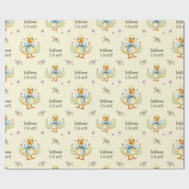 Papel De Presente Patos bonitos com Arcos de Natasha Us (Aberto)