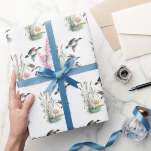 Papel De Presente Patos-reais e capturas