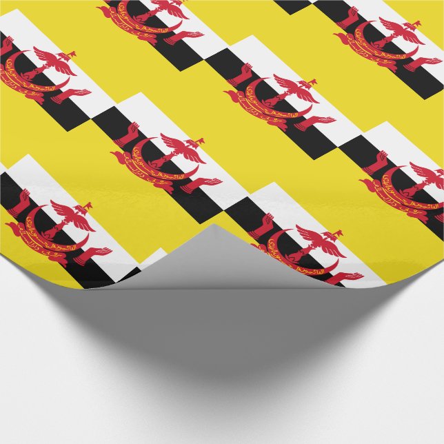 Papel De Presente Patriotic Brunei Flag (Ponta)