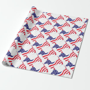 Papel De Presente Patriotic-Weiner