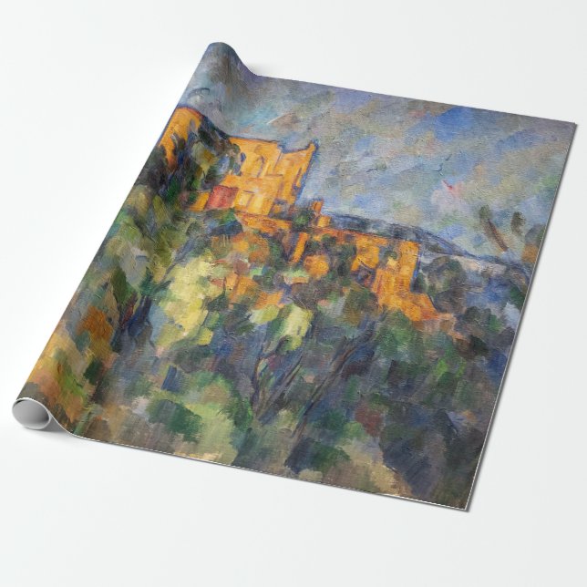 Papel De Presente Paul Cezanne - Chateau Noir (Desenrolado)