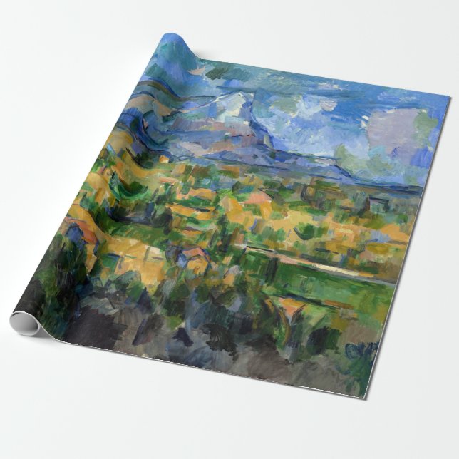 Papel De Presente Paul Cezanne - Mont Sainte-Victoire (Desenrolado)