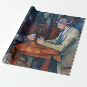 Papel De Presente Paul Cezanne - Os Jogadores de Cartas