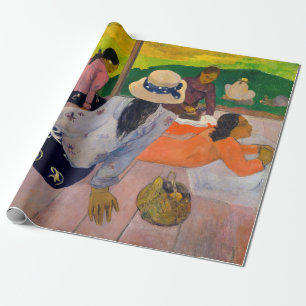 Papel De Presente Paul Gauguin - A Sesta