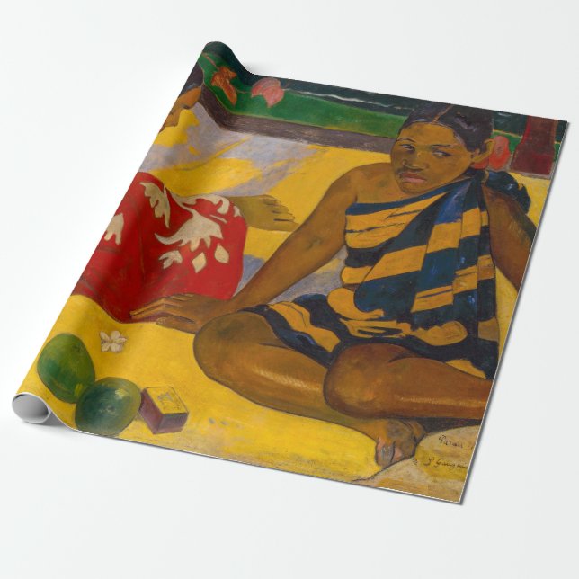 Papel De Presente Paul Gauguin - Parau Api / O Que Há de Novo? (Desenrolado)