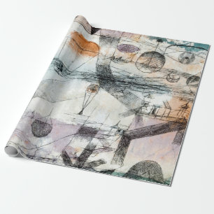 Papel De Presente Paul Klee Plantas Terra & Reino do Ar: Bauhaus