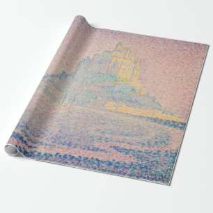 Papel De Presente Paul Signac - Mont Saint Michel, Névoa e Sol