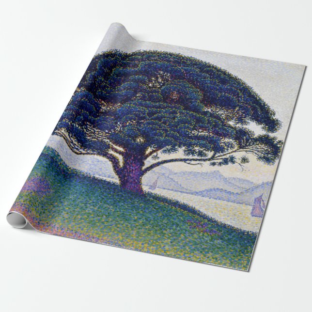 Papel De Presente Paul Signac - O Pinho de Bonaventura (Desenrolado)