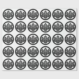 Papel De Presente Paulownia com 5-3 flores em círculo