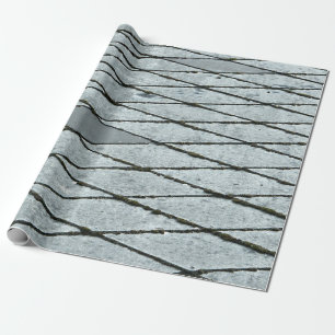 Papel De Presente pavimento de betão cinza