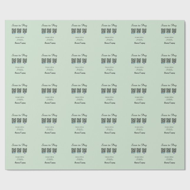Papel De Presente paypal venmo visa card scan to pay QR social media (Aberto)