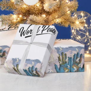 Papel De Presente Paz mundial
