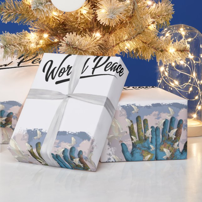 Papel De Presente Paz mundial (Feriados)