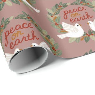 Papel De Presente Paz na Terra Dói Férias de Natal CLIENTES