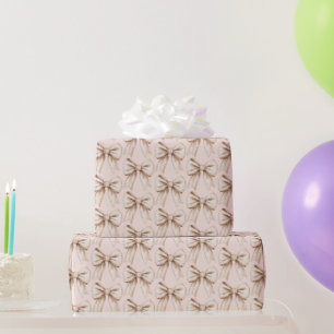 Papel De Presente Peach Cream Arco Birthday