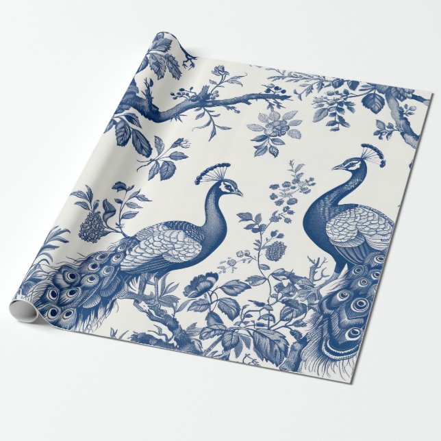 Papel De Presente Peacock (Desenrolado)