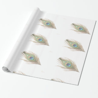 Papel De Presente Peacock Feather