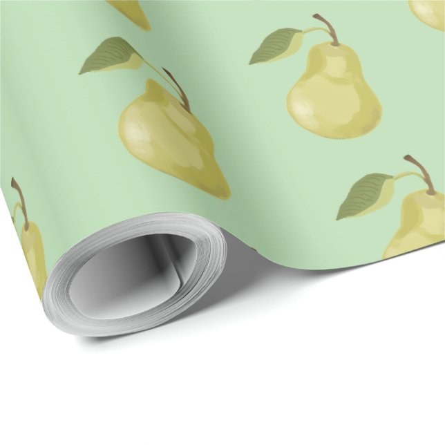 Papel De Presente Pears (Ponta do rolo)
