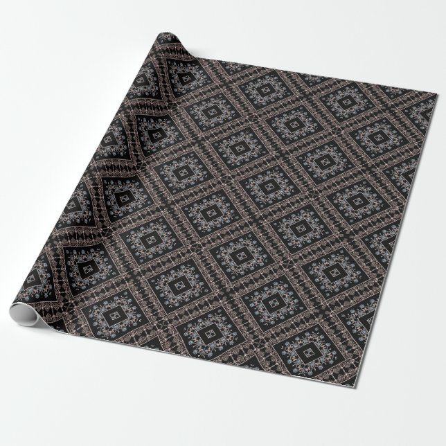 Papel De Presente Peça de joias de pérolas miçangas decorativas sem  (Desenrolado)