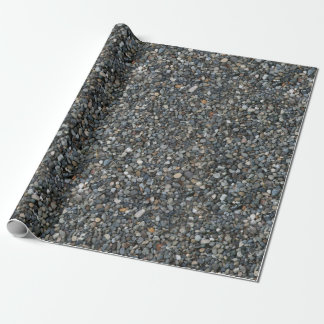 Papel De Presente Pedaços de Pedra de Pedra de Cinza