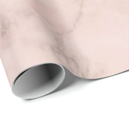 Papel De Presente Pedra De Mármaco De Rosa Dourado De Creme