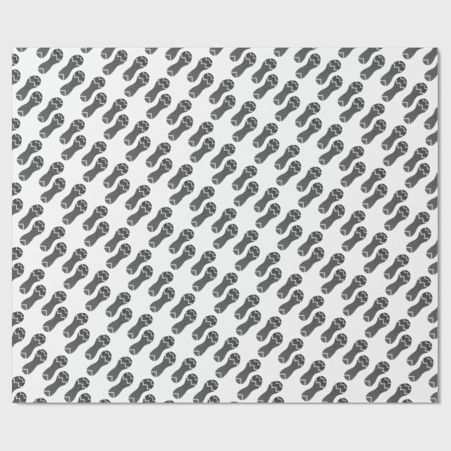 Papel De Presente Pegada de sapatos de corrida (Aberto)