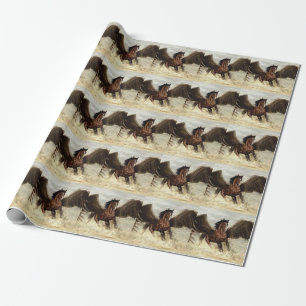 Papel De Presente Pegasus na asa