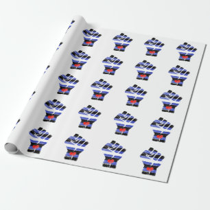 PAPEL DE PRESENTE PEIXE DE COURO